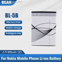 1PCS BL-5B BL5B 3.7V 890mAh Rechargable Lithium Battery For Nokia 5140 5300 5320 N80 N83 6120C 7360 3220 3230 5070 N83 N90 [ Hot sell ] vwne19