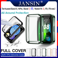 เคส for huawei band 8 /Band 7 / band 6 / 6 Pro All-around Ultra-Thin ฝาครอบป้องกันหน้าจอ Full Coverage Plated All-Around เคส For Huawei Watch Fit 2 / Fit new /Watch Fit Case