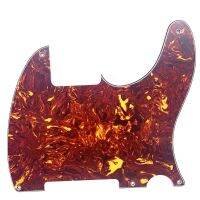 KR- 5 Hole TL  Style Blank Pick Guard Scratch Plate No Pickup Hole Vintage Tortoise