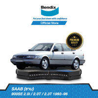 Bendix ผ้าเบรค Saab 900SE 2.0i / 2.0T / 2.3T (ปี 1993-96) ดิสเบรคหน้า+ดิสเบรคหลัง (DB1341,DB1145)