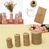 【CW】 30/50/100Meters Jute Rope Cord String Twine Burlap Crafts Sewing Hemp Wedding Decoration