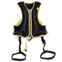 PVC Drifting Safety Vest Portable Inflatable Water Sports Life Jacket Wear-resistant Safe Adjustable Webbing Outdoor Accessories  Life Jackets