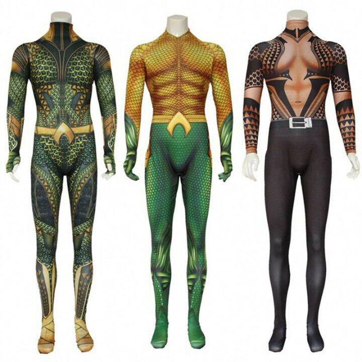 พร้อมส่ง-ชุดบอดี้สูทคอสเพลย์-aquaman-arthur-curry-spandex-zentai-สําหรับปาร์ตี้ฮาโลวีน-qc7311028