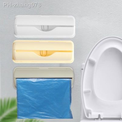 Trash Bags Storage Box Garbage Bag Dispenser for Kitchen Bathroom Wall Mounted Grocery Bag Holder Kitchen Plastic Bags Container