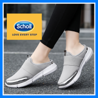 Scholl รองเท้าผู้หญิง Scholl รองเท้าผ้าใบรองเท้าผู้หญิง รองเท้า Scholl รองเท้าหญิง Scholl รองเท้าผ้าใบผู้หญิง รองเท้าแตะเกาหลี sholl ขนาดใหญ่ 41 42 ครึ่งรองเท้าแตะแบนแบนฤดูร้อนโบฮีเมียรองเท้าแตะผู้หญิงกีฬาลำลองกีฬาครึ่งรองเท้าเดิน- AS2029