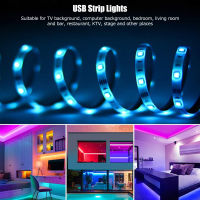 Strip Lights Smart Wifi Sound Control Usb 54Led Sound Control Light Strip 3Meter Usb Power Supply for Bedroom Living Room Tv Computer Background