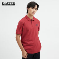 DAPPER เสื้อโปโล Eagle Logo Print สีแดง