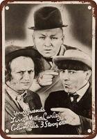 1936อลูมิเนียมโลหะใหม่สาม Stooges ย้อนยุค11.8X7.8นิ้ว0727ป้ายดีบุก