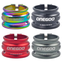 ONEGOO สองชั้นปรับจักรยาน Seatpost หนีบ31.834.9มิลลิเมตรอลูมิเนียม MTB จักรยานถนนคาร์บอนไฟเบอร์ Seatpost หลอดคลิป