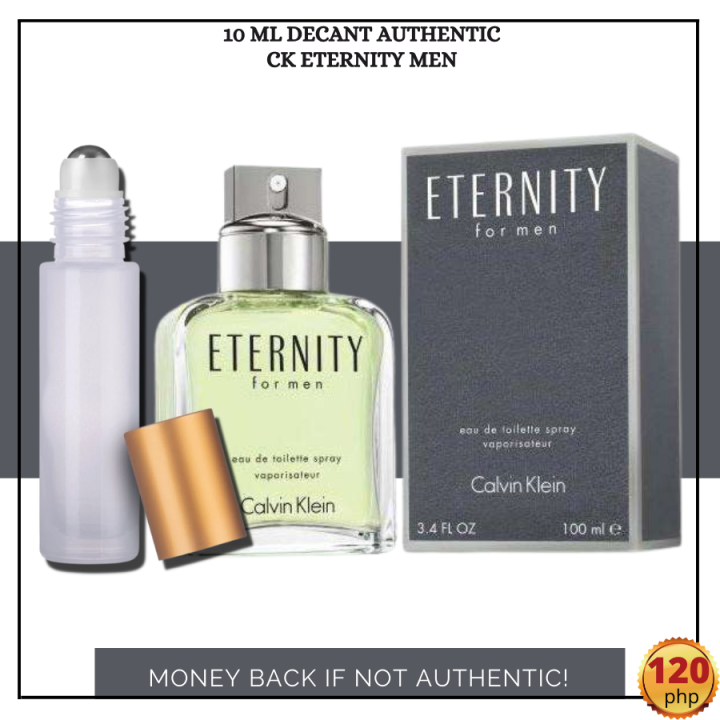 Eternity Men Perfume For Men 10ml DECANT/TAKAL EDP Roll-on Spray ...