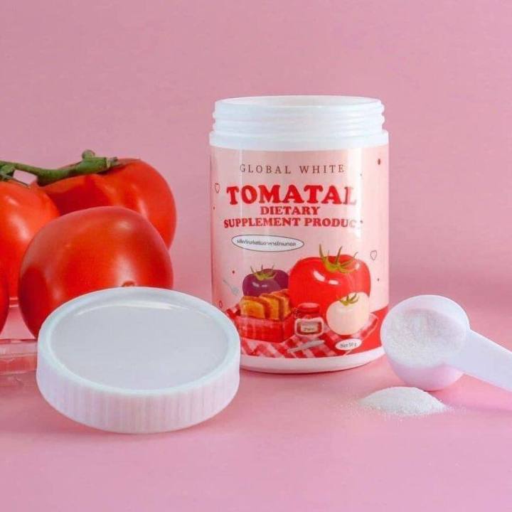 tomatal-น้ำชงมะเขือเทศ-3-สี-น้ำมะเขือเท-ผงมะเขือเทศเข้มข้น-ผิวกระจ่างใส-ผิวขาวใส-ชงขาวมะเขือเทศ-1ชิ้น
