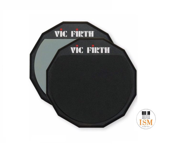 vic-firth-แป้นซ้อมกลอง-แป้นตีกลอง-12-practice-pad-ขนาด-12-รุ่น-pad-12d