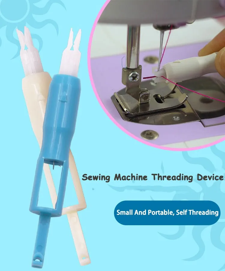 Sewing Machine Needle Threader Stitch Insertion Tool Automatic
