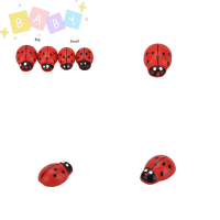 FactoryOutlete?Cheap? 10pcs ใหม่แขวนตกแต่ง ladybirds Garden เครื่องประดับผนังบ้านกลางแจ้ง