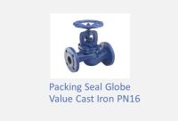 แพ็คกิ้งโกล์บวาล์ว เหล็กหล่อ PN16 ขนาด 1-6  (Cast Iron Packing Seal Globe Valve PN16)