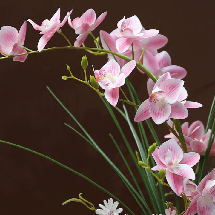 mzd-orchid-set-แจกันเซรามิคโต๊ะดอกไม้-kiteart-phalaenopsis-หน้าแรกตกแต่งห้องนั่งเล่นดอกไม้โต๊ะรับประทานอาหารพิธีปาร์ตี้