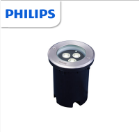 (1ชุด สุดท้าย) PHILIPS โคมไฟ LED ฝังพื้น UNIIn-ground BBP341 6W 540lm สี 3000K 220Vac