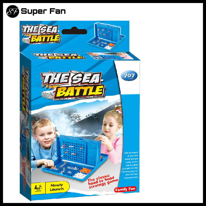 THE SEA BATTLE CLASSIC TRADITIONAL STRATEGY FAMILY BOARD GAME FOR ADULTS & KIDS 