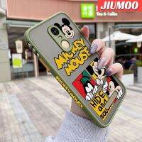 เคส JIUMOO สำหรับ Xiaomi Redmi Note 3 Note 3 Pro Note 2เคสมิกกี้เมาส์แฟชั่นลายการ์ตูนเคสแข็งผิวด้านบางกันกระแทกขอบดีไซน์ใหม่ปลอกซิลิโคนคลุมทั้งหมดเคสป้องกันเลนส์กล้อง