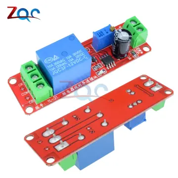 DC 12V NE555 Adjustable Delay Relay Shield Timer Time Relay Switch Module  0~10s