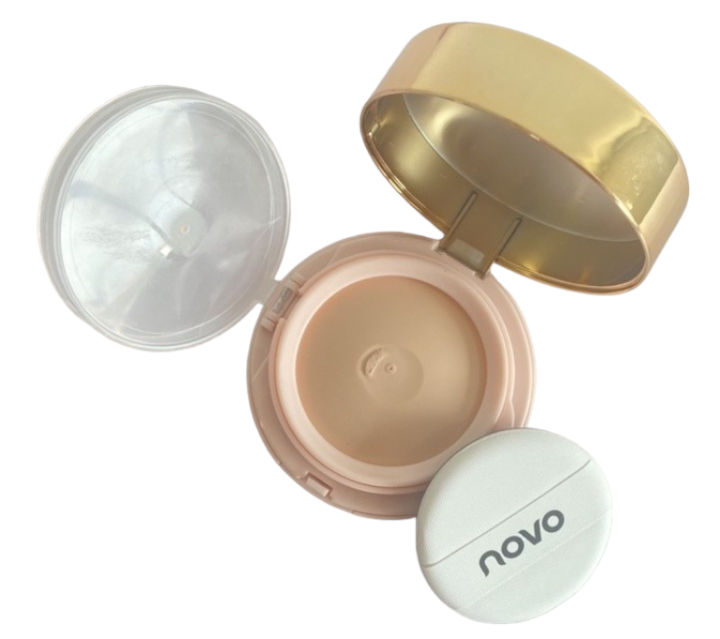 novo-air-cushion-bb-cream-2-in-1-no-5242-ปกปิดรอยสิว-รูขุมขนขนาดใหญ่-จุดด่างดำ-ฝ้า-กระ