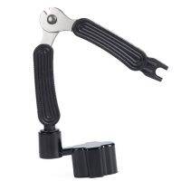 กีตาร์ String Winder String Cutter Bridge Pin Puller 3 IN 1String Peg Winder กีตาร์ซ่อม Black