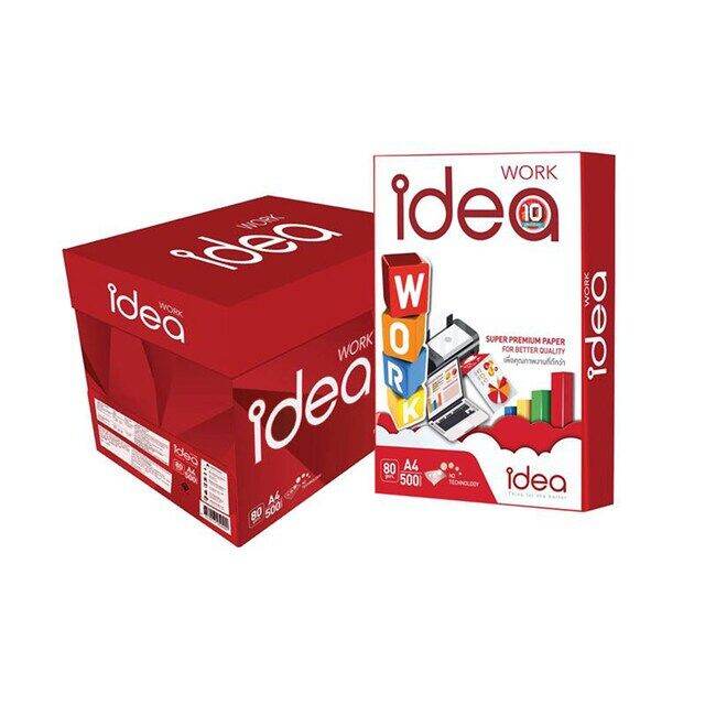 idea-work-กระดาษ-a4-ขนาด80แกรม-รุ่น-super-premium-ด้วย-2n-technology-คุณภาพสูง-สำหรับพิมพ์และถ่ายเอกสาร-ใช้ได้กับทั้งเครื่องปริ้นท์เลเซอร์-และอิ้งค์เจ็ทม