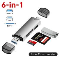 6 In 1 Multifunction Usb 3.0 Card Reader U Disk Type C/Micro Usb/Tf/Sd Flash Drive Memory Card Reading Adapter Phone Accessories