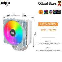 Aigo ARGB CPU Cooler 4 Heat Pipes 4 Pin PWM PC Quiet 120MM CPU Cooling Fan Ventilador Intel LGA 1700 1200 1150 1151 AMD AM4 AM5-kxodc9393