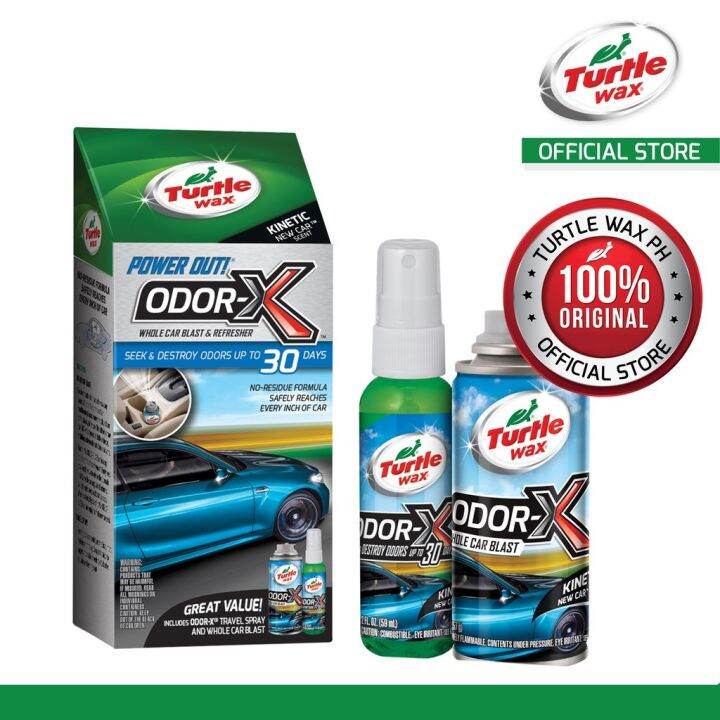 Turtle Wax Power Out! OdorX Kit Odor Eliminator Refresher