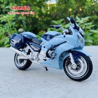 Maisto 1:18 BMW Yamaha รถจักรยานยนต์ตำรวจชุด Silvardo ต้นฉบับได้รับอนุญาตโมเดลมอเตอร์ไซค์อัลลอยจำลองรถของเล่น