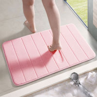 Non-slip Bathroom Mat Velvet Absorbent Thicken Carpets Bathroom Mat Bathroom Rug Set Bathroom Carpet Water Absorption