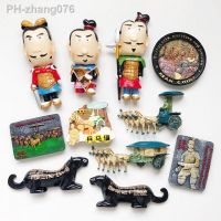 Hand-made painted Terracotta Figures 3D Fridge Magnet Travel Souvenir Refrigerator Magnetic Stickers Gifts