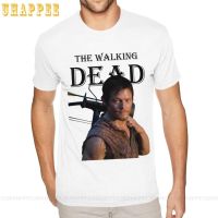 เสื้อยืดแขนสั้น พิมพ์ลาย The Walking Dead Merchandise เหมาะกับใส่ออกกําลังกาย แฟชั่นสําหรับผู้ชาย ขนาด: S-4XLS-5XL