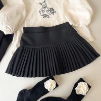 【CC】 Children Clothing Korean Pleated Skirt 2023