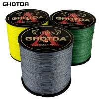 【CC】 1000M Brand x4 x8 x9 x12 GHOTDA Multifilament PE Braided Fishing 12LB to 120LB