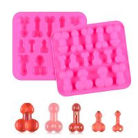 SILIKOLOVE Funny Silicone Mold for Gummy Candies Mini Candle Making Cake Decoration Jelly Candy Mould Bakery Accessory Bread  Cake Cookie Accessories