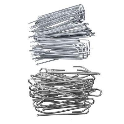 ❃✜ 40 Pcs Window Treatment Metal Pleat Drapes Curtain Hooks - Silver Tone 20 Pcs 4 Prongs Pinch Single Pinch