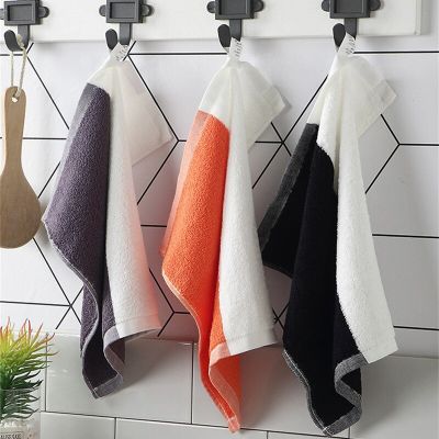 35x35cm Square Cotton Two-color Children Adult Home Bathroom Soft Absorbent Hand Face Towel