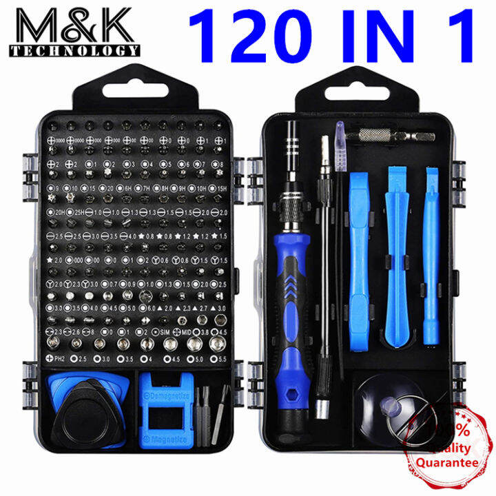 Original MK Precision Screwdrivers Set 120 in1, Mini Screwdriver Set