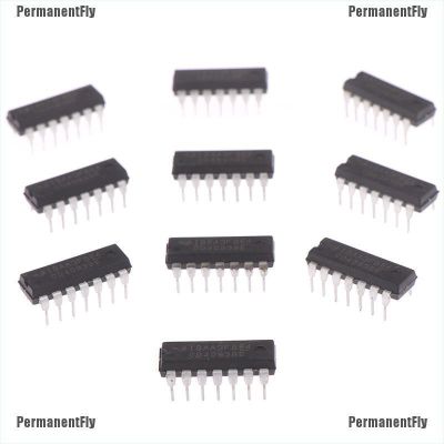 PermanentFly 10PCS CD4093BE CD4093 4093 DIP-14 TI CHIP IC