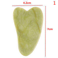 ?【Lowest price】MH Roller and Gua Sha Tools by Natural Jade Scraper Massager with Stones for Face