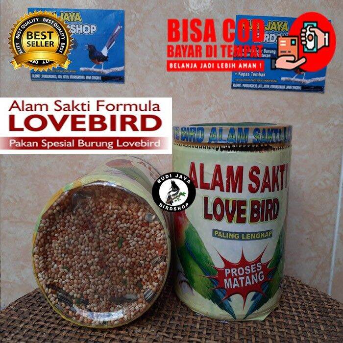 Pakan Makanan Burung Lovebird Alam Sakti Kualitas Jamu Terbaik Racikan