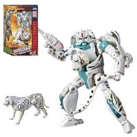 Hasbro Transformers Kingdom White Tiger Warrior 18ซม. Bw Super Warrior ของแท้