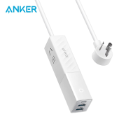 Anker USB C Charger 30W with 511 USB Power Strip, 2AC Outlets 2USB Fast Charge, 5ft Extension Cord,Protable for Dorm/Room/Office/School, Cruise Ship Essential, TUV Listed Apply iPhone/Realme/Xiaomi/Macbook and More