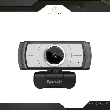 Redragon GW910 1080P PC Webcam w/Dual Microphone, Adjustable Ring