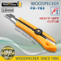 คัตเตอร์อเนกประสงค์ มีดคัตเตอร์ คัตเตอร์ 18mm WOODPECKER FD-783