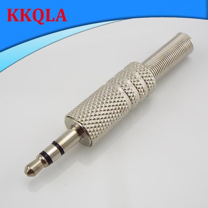 qkkqla-3-5mm-stereo-2-ring-3-poles-jack-plug-3-5mm-female-audio-connector-cable-solder-adapter-terminal-with-spring-metal