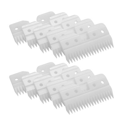 10Pcs/Lot Replaceable Ceramic 18 Teeth Pet Ceramic Clipper Cutting Blade for Oster A5 Series