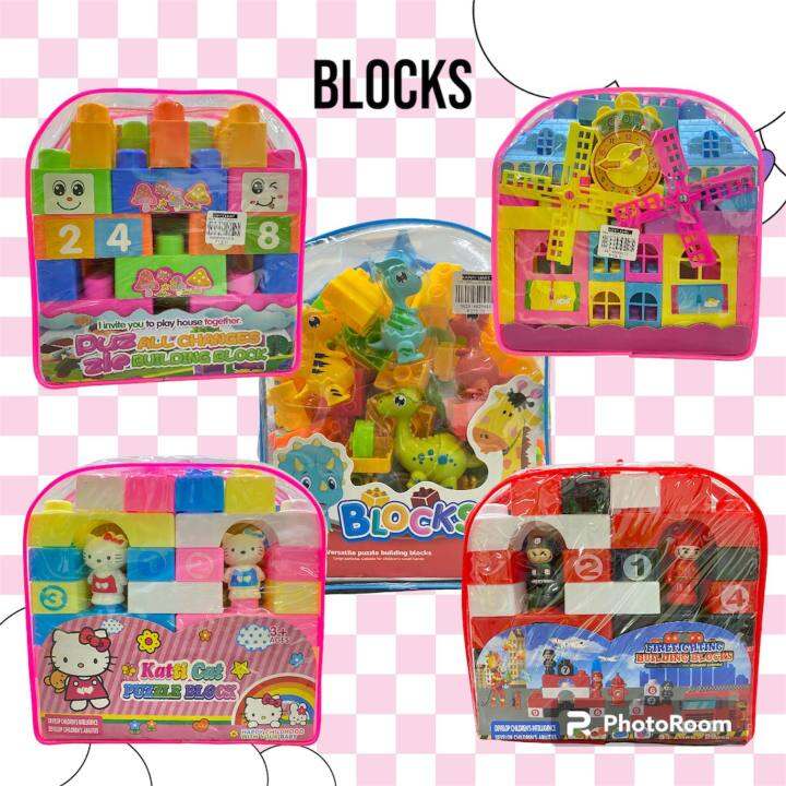29Piece Castle Building Blocks Backpack Set for Creative Kids Smart